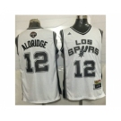 Men San Antonio Spurs #12 LaMarcus Aldridge White Latin Nights Stitched NBA Jersey