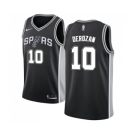 Men's Nike San Antonio Spurs #10 DeMar DeRozan Swingman Black NBA Jersey - Icon Edition