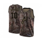 Men's Nike San Antonio Spurs #10 DeMar DeRozan Swingman Camo Realtree Collection NBA Jersey