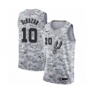 Men's San Antonio Spurs #10 DeMar DeRozan White Swingman Jersey - Earned Edition