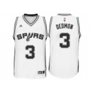 Men's San Antonio Spurs #3 Dewayne Dedmon adidas White Player Swingma Jersey