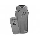 NBA San Antonio Spurs #2 Kawhi Leonard Grey Alternate Jerseys