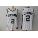 Nike NBA San Antonio Spurs #2 Kawhi Leonard Jersey 2017-18 New Season White Jersey