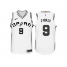 Nike NBA San Antonio Spurs #9 Tony Parker Jersey 2017-18 New Season White Jersey