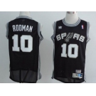 nba san antonio spurs #10 rodman black[swingman