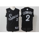 nba san antonio spurs #2 leonard black[2016 Christmas edition]