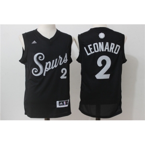 nba san antonio spurs #2 leonard black[2016 Christmas edition]