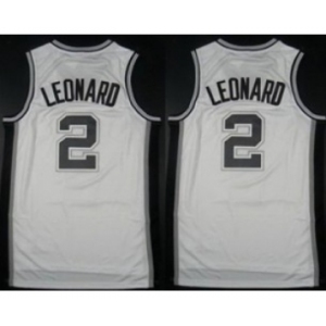 nba san antonio spurs #2 leonard white[revolution 30 swingman]