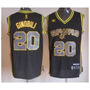 nba san antonio spurs #20 ginobili black[2013 new]