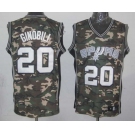 nba san antonio spurs #20 ginobili camo