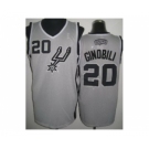 nba san antonio spurs #20 ginobili grey[revolution 30]