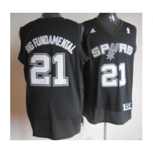 nba san antonio spurs #21 bigfundamental black[revolution 30 swingman]