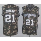 nba san antonio spurs #21 tim duncan camo