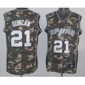 nba san antonio spurs #21 tim duncan camo