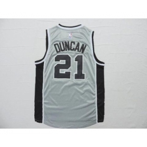 nba san antonio spurs #21 tim duncan grey[2015 new]
