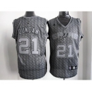 nba san antonio spurs #21 tim duncan grey[static fashion swingman]