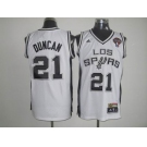 nba san antonio spurs #21 tim duncan white[latin night]