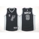 nba san antonio spurs #9 parker black[2016 new]