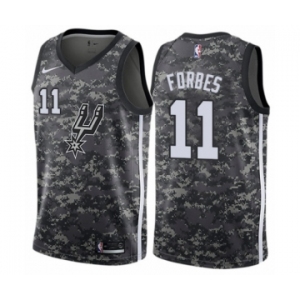 Women's Nike San Antonio Spurs #11 Bryn Forbes Swingman Camo NBA Jersey - City Edition