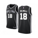 Women's Nike San Antonio Spurs #18 Marco Belinelli Swingman Black NBA Jersey - Icon Edition