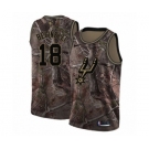 Women's Nike San Antonio Spurs #18 Marco Belinelli Swingman Camo Realtree Collection NBA Jersey