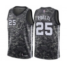 Women's Nike San Antonio Spurs #25 Jakob Poeltl Swingman Camo NBA Jersey - City Edition