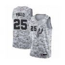 Women's San Antonio Spurs #25 Jakob Poeltl White Swingman Jersey - Earned Edition