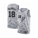 Youth San Antonio Spurs #18 Marco Belinelli White Swingman Jersey - Earned Edition