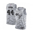 Youth San Antonio Spurs #44 George Gervin White Swingman Jersey - Earned Edition