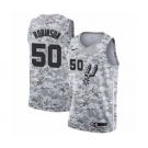 Youth San Antonio Spurs #50 David Robinson White Swingman Jersey - Earned Edition