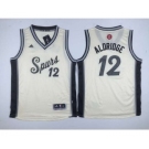 youth nba san antonio spurs #12 aldridge white[2015 Christmas edition]