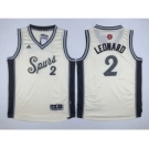 youth nba san antonio spurs #2 leonard white[2015 Christmas edition]