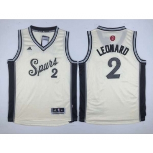 youth nba san antonio spurs #2 leonard white[2015 Christmas edition]