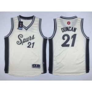 youth nba san antonio spurs #21 tim duncan white[2015 Christmas edition]