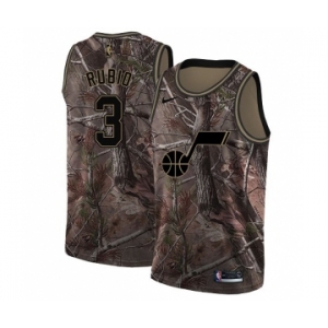 Men's Nike Utah Jazz #3 Ricky Rubio Swingman Camo Realtree Collection NBA Jersey