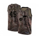Men's Nike Utah Jazz #45 Donovan Mitchell Swingman Camo Realtree Collection NBA Jersey