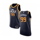 Men's Nike Utah Jazz #99 Jae Crowder Authentic Navy Blue Road NBA Jersey - Icon Edition