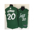 Men's Utah Jazz #20 Gordon Hayward adidas Green 2016 Christmas Day Stitched NBA Swingman Jersey