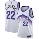 Men's Utah Jazz #22 Kyle Filipowski White 2025 Association Edition Stitched Basketball Jersey