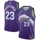 Men's Utah Jazz #23 Lauri Markkanen Purple 2025 Icon Edition Stitched Basketball Jersey