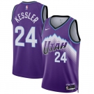 Men's Utah Jazz #24 Walker Kessler Purple 2025 Icon Edition Stitched Basketball Jersey