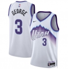 Men's Utah Jazz #3 Keyonte George White 2025 Association Edition Stitched Basketball Jersey