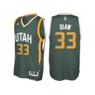 Men's Utah Jazz #33 Boris Diaw adidas Green New Swingman Alternate Jersey