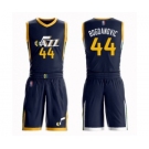 Men's Utah Jazz #44 Bojan Bogdanovic Authentic Navy Blue Basketball Suit Jersey - Icon Edition