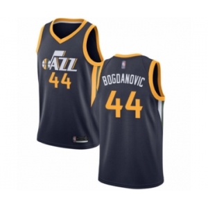 Men's Utah Jazz #44 Bojan Bogdanovic Swingman Navy Blue Basketball Jersey - Icon Edition