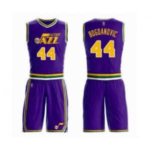 Men's Utah Jazz #44 Bojan Bogdanovic Swingman Purple Basketball Suit Jersey