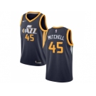 Nike Utah Jazz #45 Donovan Mitchell Navy NBA Swingman Icon Edition Jersey