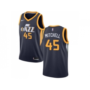 Nike Utah Jazz #45 Donovan Mitchell Navy NBA Swingman Icon Edition Jersey