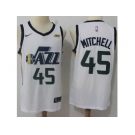Nike Utah Jazz #45 Donovan Mitchell White NBA Swingman Association Edition Jersey