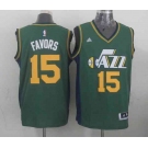 nba utah jazz #15 favors green